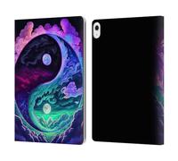 Head Case Designs sous Licence Officielle Wumples Yin Yang Obscurci Arts Cosmiques Étui Portefeuille en Cuir Compatible avec Apple iPad Air 13 2024/2025