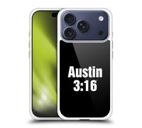 Head Case Designs sous Licence Officielle WWE 3:16 Stone Cold Steve Austin Coque en Gel [Protection de Qualité Militaire] Compatible avec Apple iPhone 17 Pro