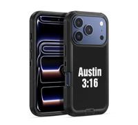 Head Case Designs sous Licence Officielle WWE 3:16 Stone Cold Steve Austin Étui Antichoc Ultra-Blindé Compatible avec Apple iPhone 17 Pro Max