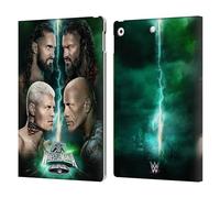 Head Case Designs sous Licence Officielle WWE Affiche Artistique Clé Wrestlemania 40 Étui Portefeuille en Cuir Compatible avec Apple iPad 10.2 2019/2020/2021