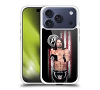 Head Case Designs sous Licence Officielle WWE AJ Styles Drapeau D'Américain Superstars Coque en Gel [Protection de Qualité Militaire] Compatible avec Apple iPhone 17 Pro