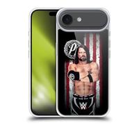 Head Case Designs sous Licence Officielle WWE AJ Styles Drapeau D'Américain Superstars Coque en Gel [Protection de Qualité Militaire] Compatible avec Apple iPhone 17 Air