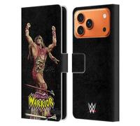 Head Case Designs sous Licence Officielle WWE Bague d'angle The Ultimate Warrior Étui Portefeuille en Cuir Compatible avec Apple iPhone 17 Pro Max