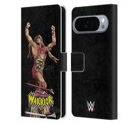 Head Case Designs sous Licence Officielle WWE Bague d'angle The Ultimate Warrior Étui Portefeuille en Cuir Compatible avec Google Pixel 10 Pro XL