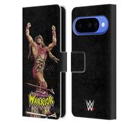 Head Case Designs sous Licence Officielle WWE Bague d'angle The Ultimate Warrior Étui Portefeuille en Cuir Compatible avec Google Pixel 10