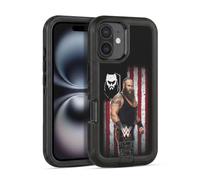 Head Case Designs sous Licence Officielle WWE Braun Strowman Drapeau D'Américain Superstars Étui Antichoc Ultra-Blindé Compatible avec Apple iPhone 16
