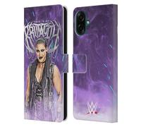 Head Case Designs sous Licence Officielle WWE C'est Ma Brutalité Rhea Ripley Étui Portefeuille en Cuir Compatible avec Samsung Galaxy A07