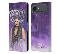 Head Case Designs sous Licence Officielle WWE C'est Ma Brutalité Rhea Ripley Étui Portefeuille en Cuir Compatible avec Apple iPhone 17 Air