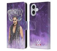 Head Case Designs sous Licence Officielle WWE C'est Ma Brutalité Rhea Ripley Étui Portefeuille en Cuir Compatible avec Apple iPhone 16