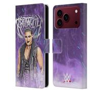 Head Case Designs sous Licence Officielle WWE C'est Ma Brutalité Rhea Ripley Étui Portefeuille en Cuir Compatible avec Apple iPhone 18 Pro Max