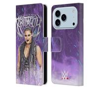Head Case Designs sous Licence Officielle WWE C'est Ma Brutalité Rhea Ripley Étui Portefeuille en Cuir Compatible avec Apple iPhone 17 Pro