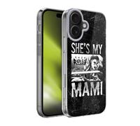 Head Case Designs sous Licence Officielle WWE C'est Ma Mami Rhea Ripley Coque en Gel [Protection de Qualité Militaire] Compatible avec Apple iPhone 17