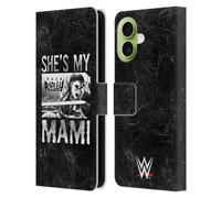 Head Case Designs sous Licence Officielle WWE C'est Ma Mami Rhea Ripley Étui Portefeuille en Cuir Compatible avec Apple iPhone 17