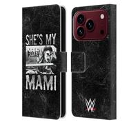 Head Case Designs sous Licence Officielle WWE C'est Ma Mami Rhea Ripley Étui Portefeuille en Cuir Compatible avec Apple iPhone 18 Pro