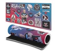 Head Case Designs sous Licence Officielle WWE Collage Autocollants CM Punk 23.62 x 11.81 x 0.12 inches (600 x 300 mm) - L Tapis De Souris pour Jeux Bureau PC Clavier