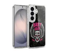 Head Case Designs sous Licence Officielle WWE Crâne De Hitman Bret Hart Coque en Gel [Protection de Qualité Militaire] Compatible avec Samsung Galaxy S26