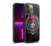 Head Case Designs sous Licence Officielle WWE Crâne De Hitman Bret Hart Coque en Gel renforcée [Protection de Qualité Militaire] Compatible avec Apple iPhone 13 Pro Max