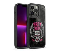 Head Case Designs sous Licence Officielle WWE Crâne De Hitman Bret Hart Coque en Gel renforcée [Protection de Qualité Militaire] Compatible avec Apple iPhone 13 Pro