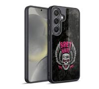 Head Case Designs sous Licence Officielle WWE Crâne De Hitman Bret Hart Coque en Gel renforcée [Protection de Qualité Militaire] Compatible avec Samsung Galaxy S24 5G
