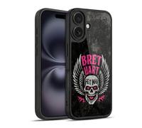 Head Case Designs sous Licence Officielle WWE Crâne De Hitman Bret Hart Coque en Gel renforcée [Protection de Qualité Militaire] Compatible avec Apple iPhone 16