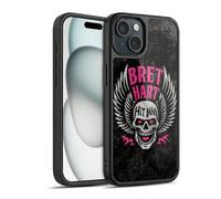 Head Case Designs sous Licence Officielle WWE Crâne De Hitman Bret Hart Coque en Gel renforcée [Protection de Qualité Militaire] Compatible avec Apple iPhone 15
