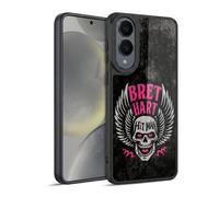 Head Case Designs sous Licence Officielle WWE Crâne De Hitman Bret Hart Coque en Gel renforcée [Protection de Qualité Militaire] Compatible avec Samsung Galaxy S25 Edge