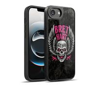 Head Case Designs sous Licence Officielle WWE Crâne De Hitman Bret Hart Coque en Gel renforcée [Protection de Qualité Militaire] Compatible avec Apple iPhone 16e / iPhone 17e