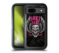 Head Case Designs sous Licence Officielle WWE Crâne De Hitman Bret Hart Étui Antichoc Ultra-Blindé Compatible avec Google Pixel 8a