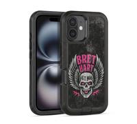 Head Case Designs sous Licence Officielle WWE Crâne De Hitman Bret Hart Étui Antichoc Ultra-Blindé Compatible avec Apple iPhone 16
