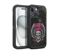 Head Case Designs sous Licence Officielle WWE Crâne De Hitman Bret Hart Étui Antichoc Ultra-Blindé Compatible avec Apple iPhone 15