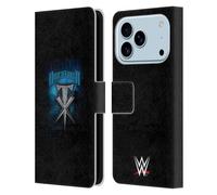 Head Case Designs sous Licence Officielle WWE Croix en Pierre Undertaker Étui Portefeuille en Cuir Compatible avec Apple iPhone 17 Pro