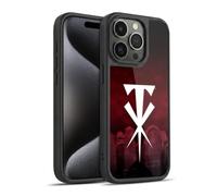 Head Case Designs sous Licence Officielle WWE Croix The Undertaker Coque en Gel renforcée [Protection de Qualité Militaire] Compatible avec Apple iPhone 15 Pro
