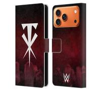 Head Case Designs sous Licence Officielle WWE Croix The Undertaker Étui Portefeuille en Cuir Compatible avec Apple iPhone 17 Pro Max