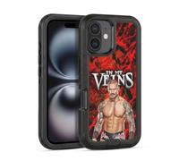 Head Case Designs sous Licence Officielle WWE dans Mes Veines Randy Orton Étui Antichoc Ultra-Blindé Compatible avec Apple iPhone 16