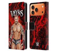 Head Case Designs sous Licence Officielle WWE dans Mes Veines Randy Orton Étui Portefeuille en Cuir Compatible avec Apple iPhone 17 Pro Max