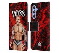 Head Case Designs sous Licence Officielle WWE dans Mes Veines Randy Orton Étui Portefeuille en Cuir Compatible avec Samsung Galaxy A34 5G
