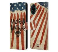 Head Case Designs sous Licence Officielle WWE Drapeau Américain du Cauchemar Graphiques de Cody Rhodes Étui Portefeuille en Cuir Compatible avec Samsung Galaxy A07