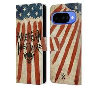 Head Case Designs sous Licence Officielle WWE Drapeau Américain du Cauchemar Graphiques de Cody Rhodes Étui Portefeuille en Cuir Compatible avec Google Pixel 10