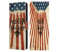 Head Case Designs sous Licence Officielle WWE Drapeau Américain du Cauchemar Graphiques de Cody Rhodes Étui Portefeuille en Cuir Compatible avec Samsung Galaxy S25 FE