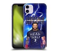 Head Case Designs sous Licence Officielle WWE Éclair Roman Reigns Coque Dure pour l'arrière Compatible avec Apple iPhone 11