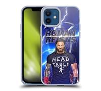 Head Case Designs sous Licence Officielle WWE Éclair Roman Reigns Coque en Gel [Protection de Qualité Militaire] Compatible avec Apple iPhone 12 / iPhone 12 Pro Et Compatible avec MagSafe