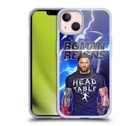 Head Case Designs sous Licence Officielle WWE Éclair Roman Reigns Coque en Gel [Protection de Qualité Militaire] Compatible avec Apple iPhone 13