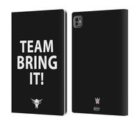 Head Case Designs sous Licence Officielle WWE Équipe L'Apporte! The Rock Étui Portefeuille en Cuir Compatible avec Apple iPad Pro 11 M4 2024