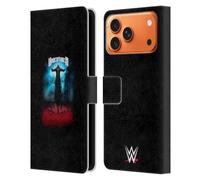 Head Case Designs sous Licence Officielle WWE Éternel Undertaker Étui Portefeuille en Cuir Compatible avec Apple iPhone 17 Pro Max