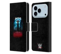 Head Case Designs sous Licence Officielle WWE Éternel Undertaker Étui Portefeuille en Cuir Compatible avec Apple iPhone 17 Pro