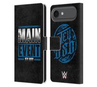 Head Case Designs sous Licence Officielle WWE Événement Principal Jey USO Étui Portefeuille en Cuir Compatible avec Apple iPhone 17 Air