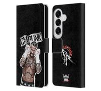 Head Case Designs sous Licence Officielle WWE Graphismes CM Punk Étui Portefeuille en Cuir Compatible avec Samsung Galaxy S26
