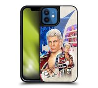 Head Case Designs Sous Licence Officielle WWE Graphismes Superstar Cody Rhodes Coque en gel renforcée [Protection de Qualité Militaire] Compatible avec Apple iPhone 12 / iPhone 12 Pro