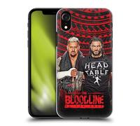 Head Case Designs sous Licence Officielle WWE Groupe The Bloodline Coque Dure pour l'arrière Compatible avec Apple iPhone XR
