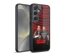 Head Case Designs sous Licence Officielle WWE Groupe The Bloodline Coque en Gel renforcée [Protection de Qualité Militaire] Compatible avec Samsung Galaxy S24 5G